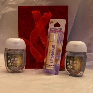 Mini bath and body works gift set